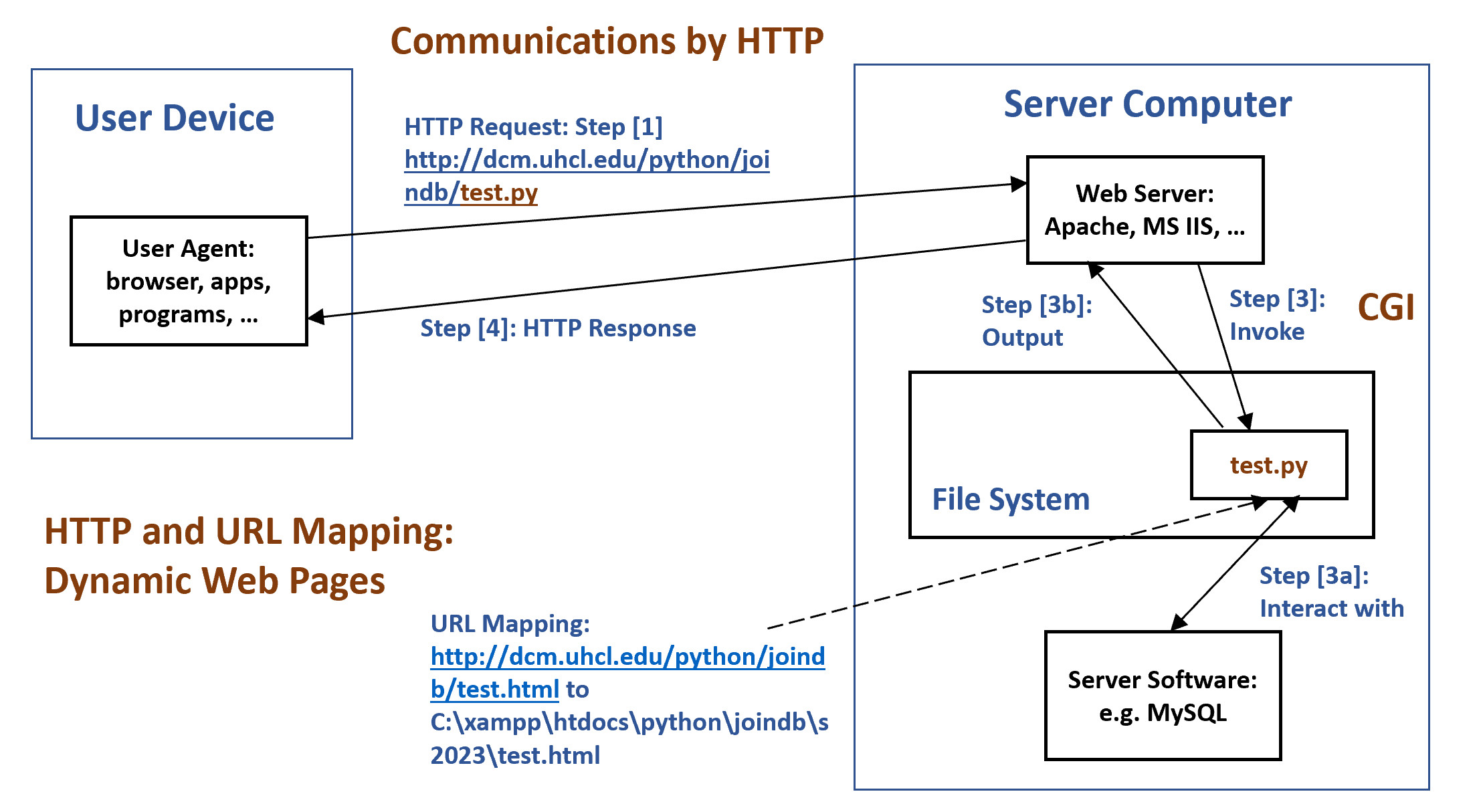 Web Database Development In MySQL/Python